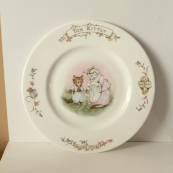 Tom Kitten Plate  Beatrix Potter by Royal Albert - Picture 1 of 2